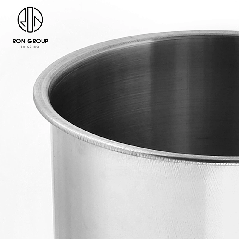 High Quality Round Stainless Steel Metal Champagne Ice Bucket Beer