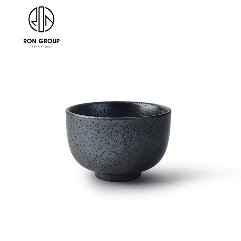 Wholesale Restaurant Small Matt Black Straight Ceramic Bowl