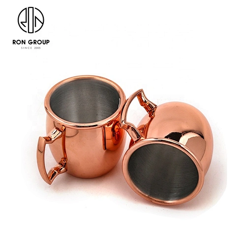 60ml High Quality Copper Silver Color Cocktail Shaker Set Bar Mug