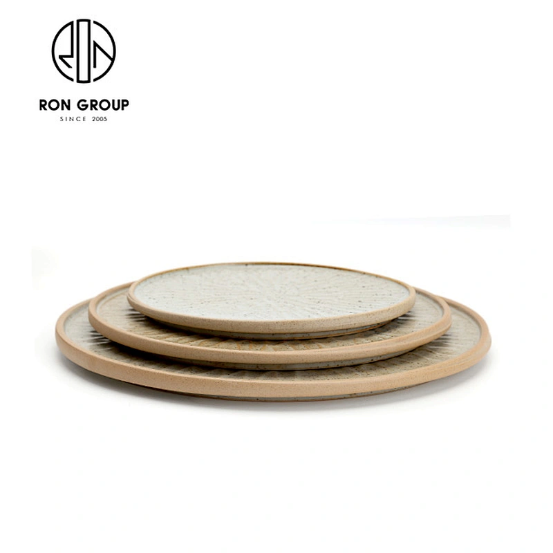 ceramic restaurant dinning round plates dishes dinnerware for sets
