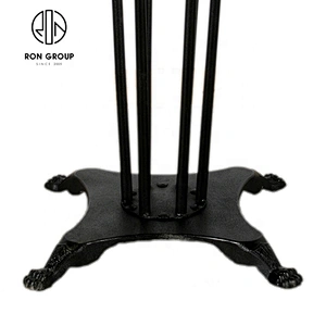 Good Quality Portable Restaurant 80*80*114 High Cast Iron Table