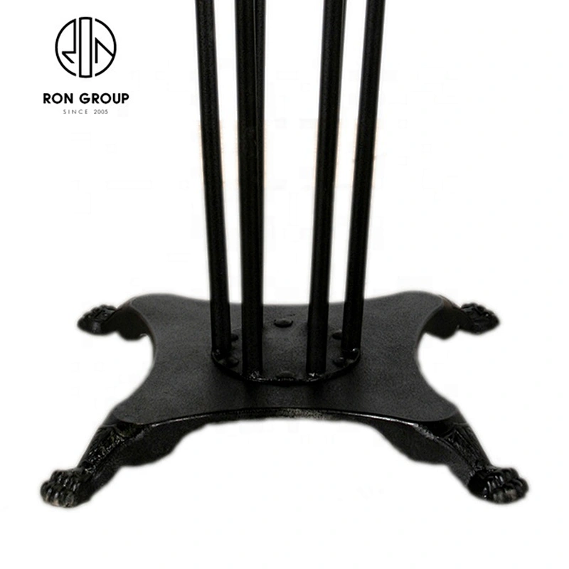 Good Quality Portable Restaurant 80*80*114 High Cast Iron Table