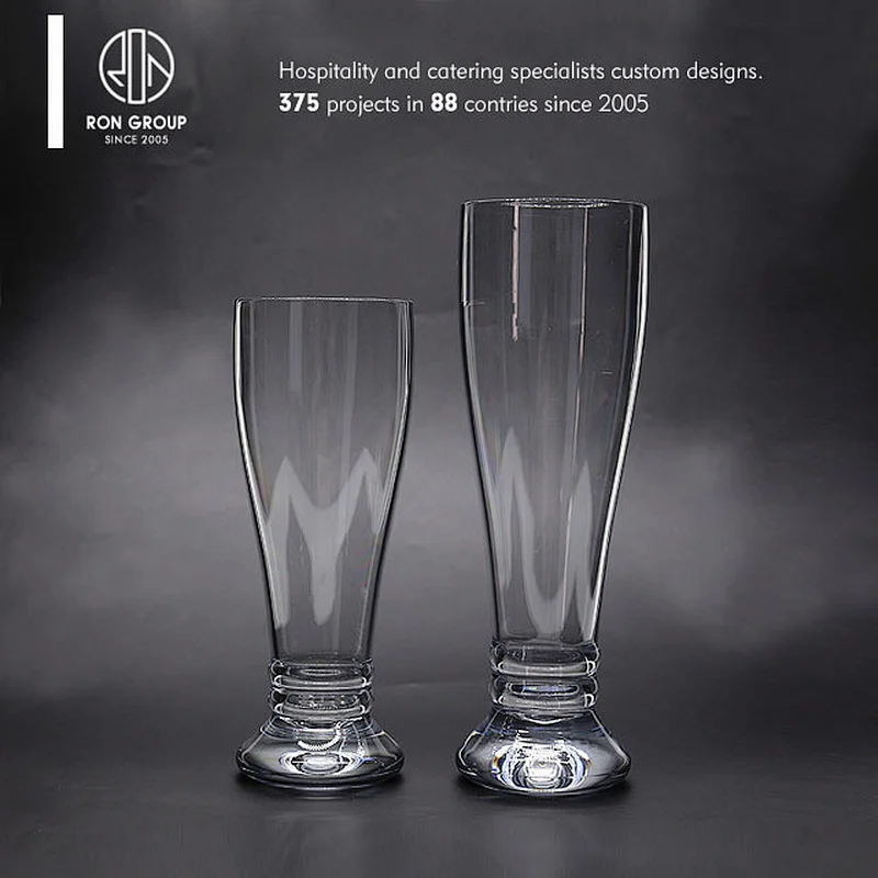Approved food grade restaurant pub plastic pilsner beer mug