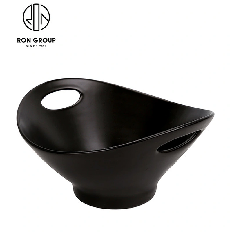 Wholesale Restaurant 6 Inch Matte Black Ceramic Bowl
