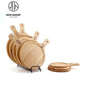 Wholesale Restaurant Round Wood Pizza Cutting Board