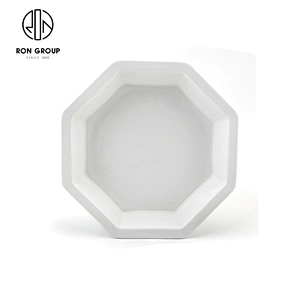 Wholesale Porcelain Tableware White Octagonal Bowl For Restaurant