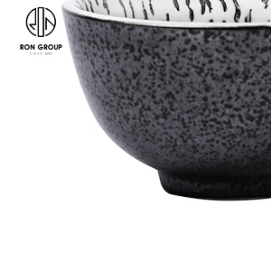Restaurant Round Meat Soup Porcelain Small Bowls 4 Inch Rice Bowl