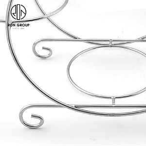 Table Decoration Food Display 4-Layer Metal Multi-Layer Fruit Plate