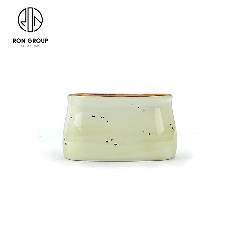 Hot Sale Small Storage Bowl Square Bowls Porcelain Sugar Bowl