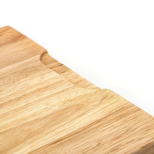 Wholesale Restaurant Custom Logo Carving Oak Wooden Rectangle Serving Board