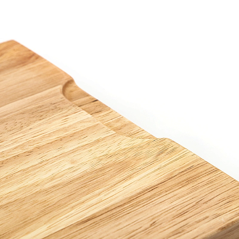 Wholesale Restaurant Custom Logo Carving Oak Wooden Rectangle Serving Board