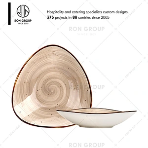 Wholesale Triangle Restaurant Dinner Dishes Plates