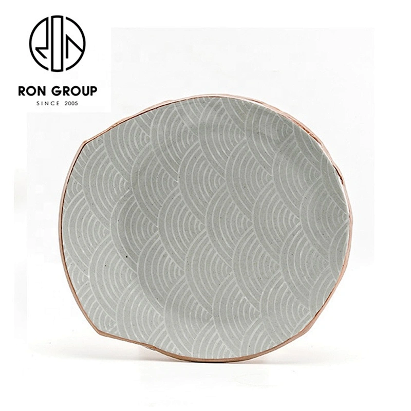 High Quality Irregular Shape Fish Pattern Customized Restaurant Plates