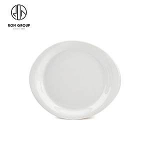 Good Quality Restaurant Custom Logo Ceramic Dinner Dishes And Plates
