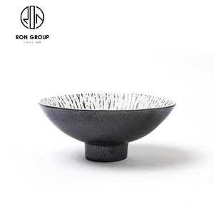 Porcelain Rice Bowl Large Ceramic Soup Bowl  For Restaurant And Hotel