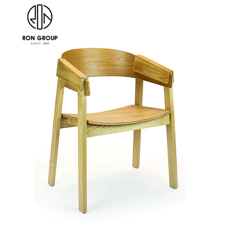 Restaurant Coffee Shop Simple Wood Dining Chair