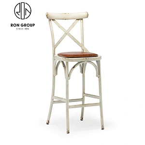 Wholesale Cross Back Industrial Bar Chair