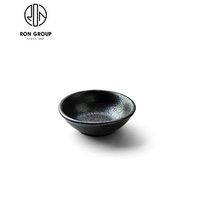 small dishes black matte print round plates ceramic cake dishes