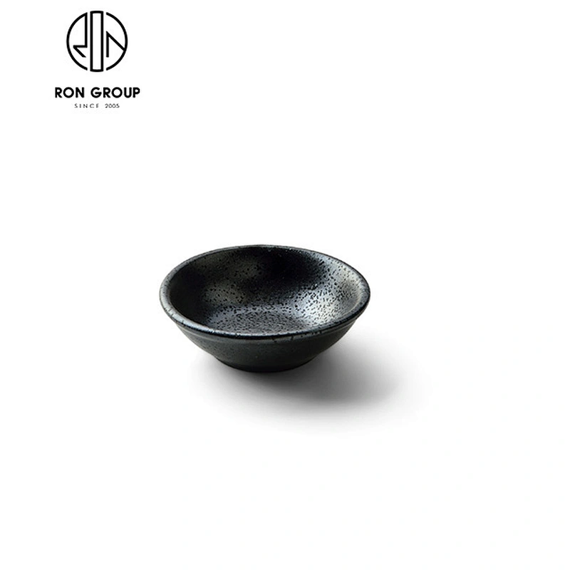 small dishes black matte print round plates ceramic cake dishes