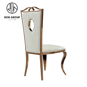 Durable Golden Hotel Stainless Steel Restaurant Chair