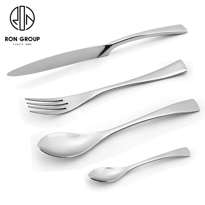 Wholesale Good Quality Restaurant Tableware Cutlery Set Silver Flatware