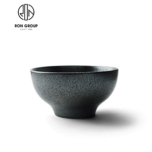 Custom Design Good Quality Ceramic Salad And Soup Yuanbao Bowl