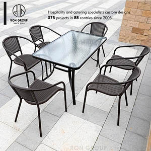 Hot Sale Simple Restaurants Outdoor Table And Chair