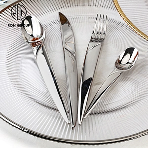 Restaurant Fork Spoon Knife Tea Spoon Stainless Steel Wedding Cutlery Set