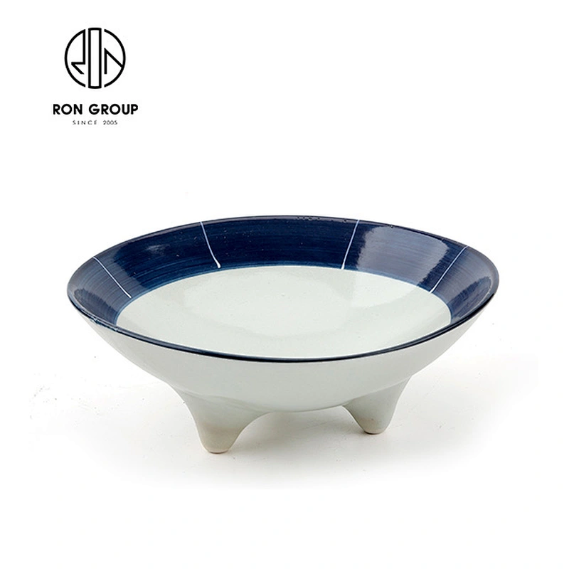 Blue Coated Ceramic Wholesale Mugs Cups for Restaurant