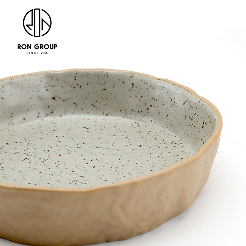 Wholesale 10 Inch Restaurant Round Ceramic Plates Dishes