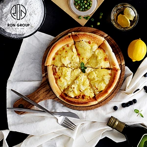 wooden durable customize cheese serving plate restaurant cutting pizza board