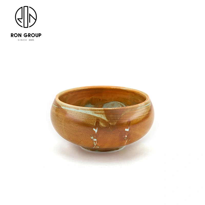 Hotel Dinnerware Ancient Rustic 6 Inch Rice Bowl Ceramic Round Bowl