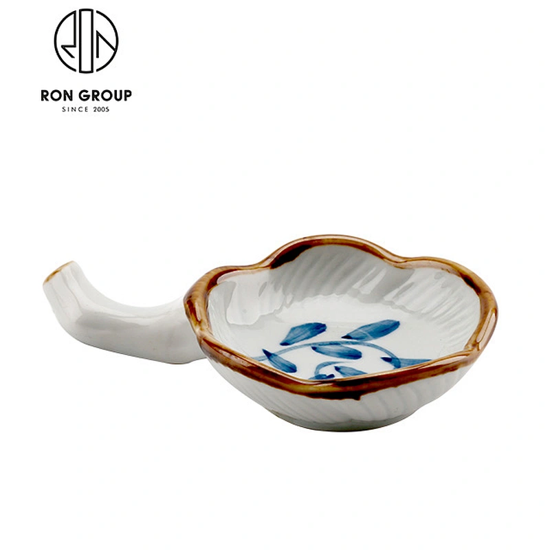 Wholesale 4 Inch Square Ceramic Soy Sauce Plate