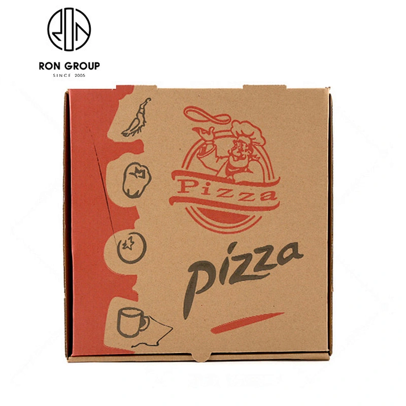 Wholesale Personalized Kraft Pizza Packaging Box