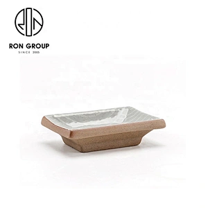 Restaurant 3.5 Inch Ceramic Set Retangular Plate