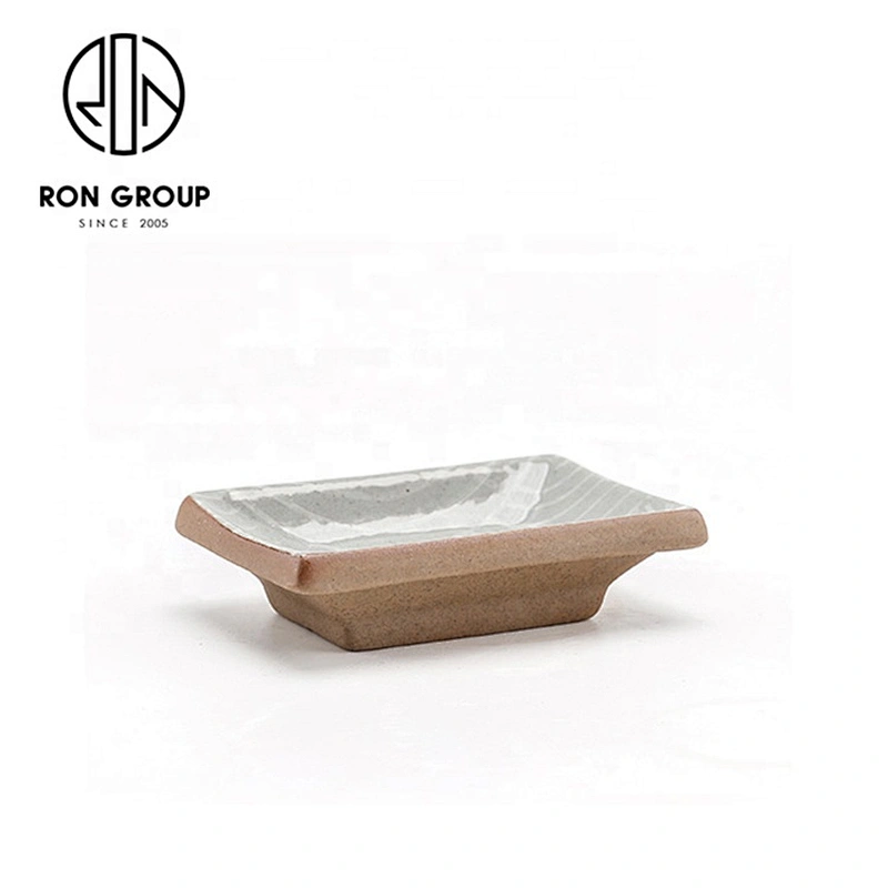 Restaurant 3.5 Inch Ceramic Set Retangular Plate