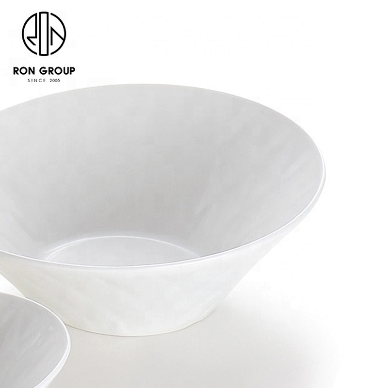Factory Direct Sales Upscale Ceramic Customized White Buffet Bowl