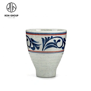 New Pattern Cup High End Exaggerated  Imitation Porcelain Threaded Cup