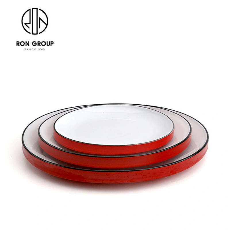 dinnerware ceramic 8inch 10inch 12inch round dinning plates