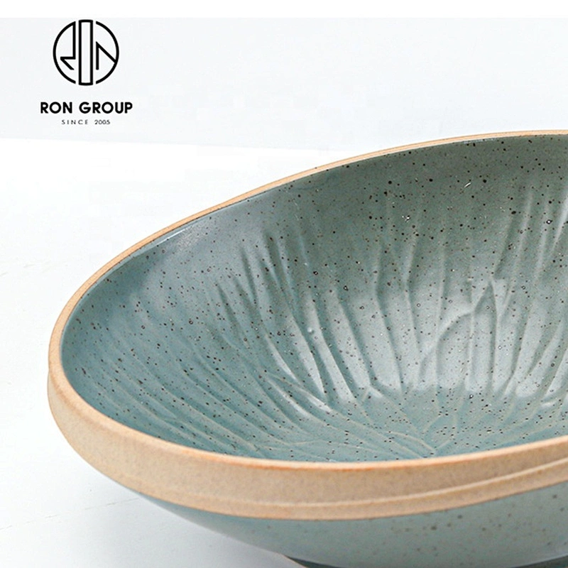 Wholesale Large Capacity Restaurant Bevel Bowl Cutlery Set