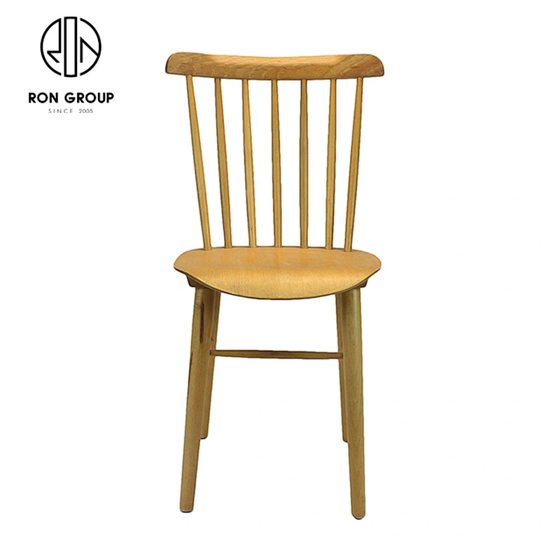 European Style Durable Stackable Beech Veneer Plywood Chair Restaurant Dining