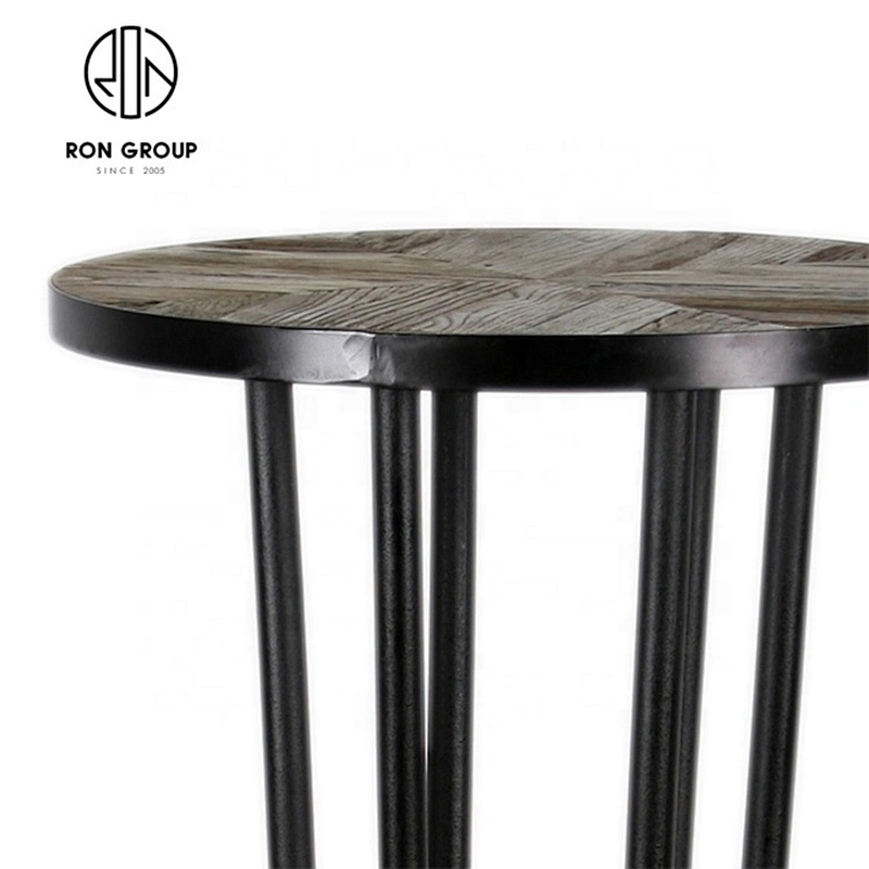 Good Quality Portable Restaurant 80*80*114 High Cast Iron Table