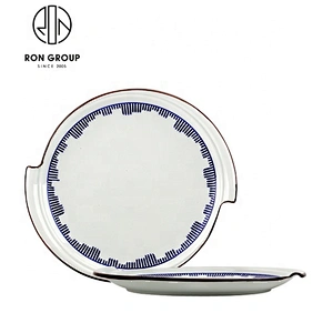Wholesale Personalized Handmade Restaurant Round Ceramic Plate