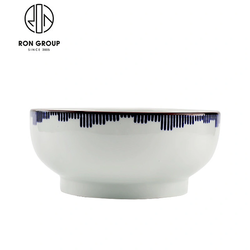 Hot Sale Restaurant White Ceramic Large Soup Bowl