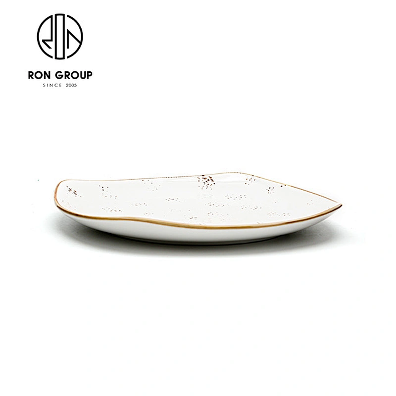 Wholesale Restaurant White Ceramic Dinner Tableware Hospitality Plates