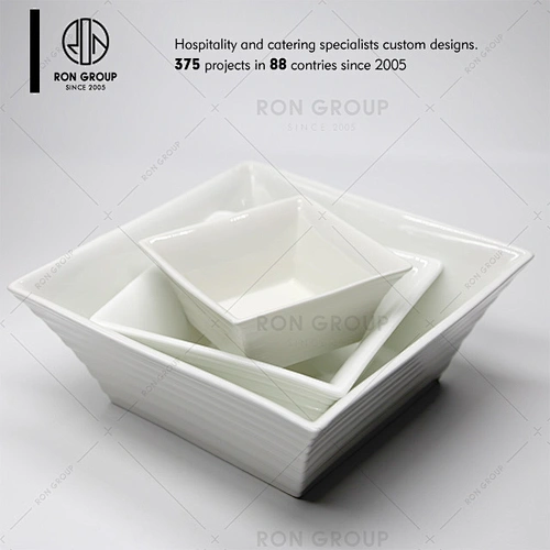 Wholesale restaurant hotel 5 inches white porcelain plates for food