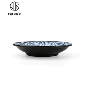 dinnerware porcelain threaded soup plate