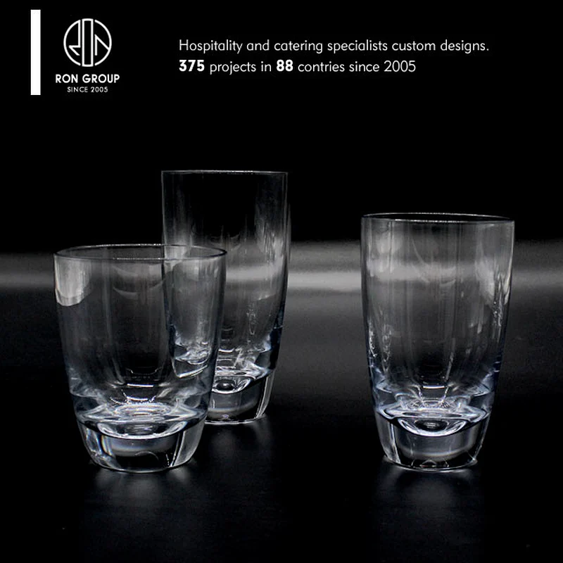 Food grade restaurant reusable 6oz clear plastic water cup