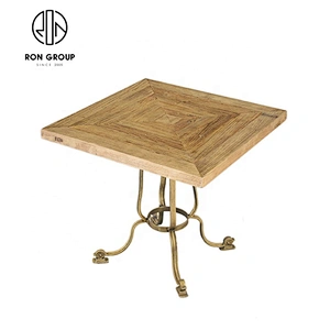 Free Sample Classic Design Modern Square Wooden Coffee Table