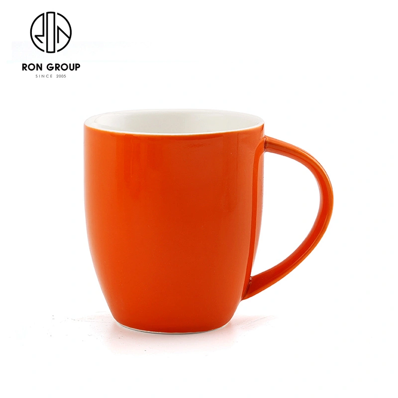 High Quality Reusable Ceramic Hand Painted Coffee Cup For Coffee Shop